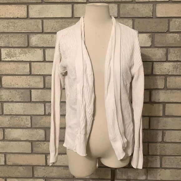3for$20 loft outlet cardigan white sp - Picture 1 of 6